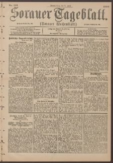 Sorauer Tageblatt (Sorauer Wochenblatt), Nr. 129. (7. Juni 1900)