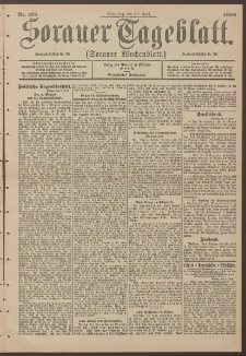 Sorauer Tageblatt (Sorauer Wochenblatt), Nr. 132. (10. Juni 1900)