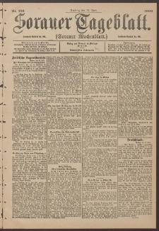 Sorauer Tageblatt (Sorauer Wochenblatt), Nr. 136. (15. Juni 1900)