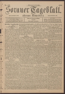 Sorauer Tageblatt (Sorauer Wochenblatt), Nr. 146. (27. Juni 1900)