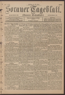 Sorauer Tageblatt (Sorauer Wochenblatt), Nr. 148. (29. Juni 1900)