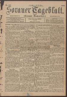 Sorauer Tageblatt (Sorauer Wochenblatt), Nr. 149. (30. Juni 1900)