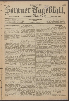 Sorauer Tageblatt (Sorauer Wochenblatt), Nr. 151. (3. Juli 1900)