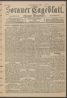 Sorauer Tageblatt (Sorauer Wochenblatt), Nr. 155. (7. Juli 1900)