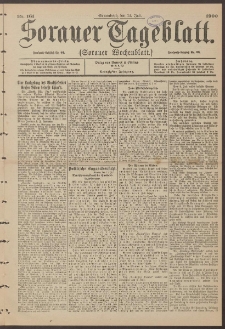 Sorauer Tageblatt (Sorauer Wochenblatt), Nr. 161. (14. Juli 1900)