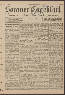 Sorauer Tageblatt (Sorauer Wochenblatt), Nr. 165. (19. Juli 1900)