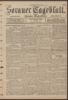 Sorauer Tageblatt (Sorauer Wochenblatt), Nr. 167. (21. Juli 1900)