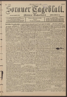 Sorauer Tageblatt (Sorauer Wochenblatt), Nr. 170. (25. Juli 1900)