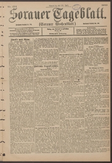 Sorauer Tageblatt (Sorauer Wochenblatt), Nr. 174. (29. Juli 1900)