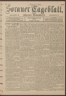 Sorauer Tageblatt (Sorauer Wochenblatt), Nr. 178. (3. August 1900)