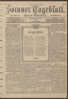 Sorauer Tageblatt (Sorauer Wochenblatt), Nr. 192. (19. August 1900)