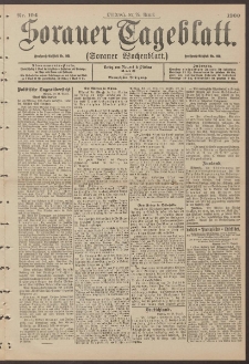 Sorauer Tageblatt (Sorauer Wochenblatt), Nr. 194. (22. August 1900)