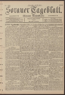 Sorauer Tageblatt (Sorauer Wochenblatt), Nr. 201. (30. August 1900)