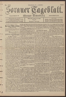 Sorauer Tageblatt (Sorauer Wochenblatt), Nr. 203. (1. September 1900)