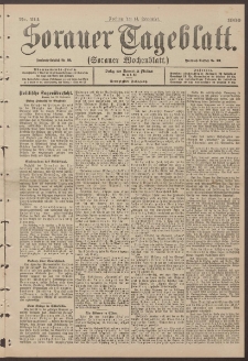 Sorauer Tageblatt (Sorauer Wochenblatt), Nr. 214. (14. September 1900)