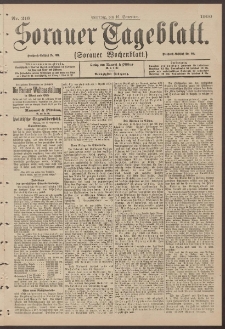 Sorauer Tageblatt (Sorauer Wochenblatt), Nr. 216. (16. September 1900)