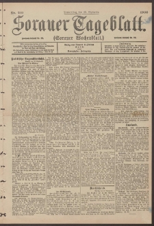 Sorauer Tageblatt (Sorauer Wochenblatt), Nr. 219. (20. September 1900)
