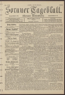 Sorauer Tageblatt (Sorauer Wochenblatt), Nr. 223. (25. September 1900)