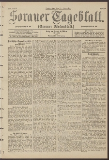 Sorauer Tageblatt (Sorauer Wochenblatt), Nr. 225. (27. September 1900)