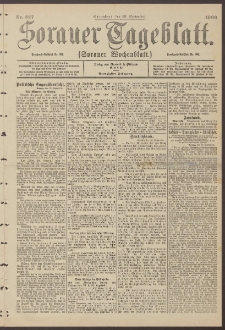 Sorauer Tageblatt (Sorauer Wochenblatt), Nr. 227. (29. September 1900)