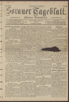 Sorauer Tageblatt (Sorauer Wochenblatt), Nr. 228. (30. September 1900)