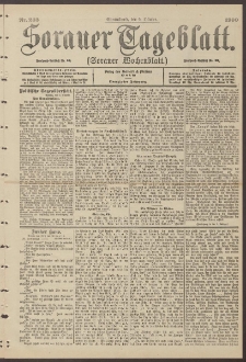 Sorauer Tageblatt (Sorauer Wochenblatt), Nr. 233. (6. Oktober 1900)
