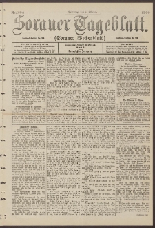 Sorauer Tageblatt (Sorauer Wochenblatt), Nr. 234. (7. Oktober 1900)