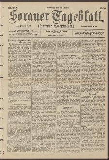 Sorauer Tageblatt (Sorauer Wochenblatt), Nr. 240. (14. Oktober 1900))