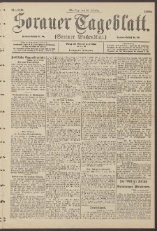 Sorauer Tageblatt (Sorauer Wochenblatt), Nr. 241. (16. Oktober 1900)
