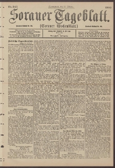 Sorauer Tageblatt (Sorauer Wochenblatt), Nr. 245. (20. Oktober 1900)