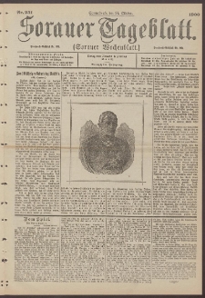 Sorauer Tageblatt (Sorauer Wochenblatt), Nr. 251. (27. Oktober 1900)