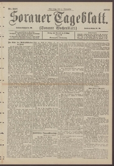 Sorauer Tageblatt (Sorauer Wochenblatt), Nr. 258. (4. November 1900)