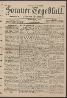 Sorauer Tageblatt (Sorauer Wochenblatt), Nr. 267. (15. November 1900)