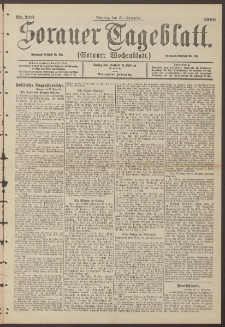 Sorauer Tageblatt (Sorauer Wochenblatt), Nr. 273. (23. November 1900)