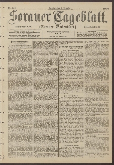 Sorauer Tageblatt (Sorauer Wochenblatt), Nr. 281. (2. Dezember 1900)