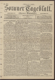 Sorauer Tageblatt (Sorauer Wochenblatt), Nr. 282. (4. Dezember 1900)