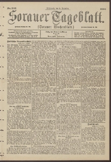 Sorauer Tageblatt (Sorauer Wochenblatt), Nr. 283. (5. Dezember 1900)