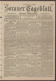 Sorauer Tageblatt (Sorauer Wochenblatt), Nr. 284. (6. Dezember 1900)