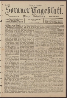 Sorauer Tageblatt (Sorauer Wochenblatt), Nr. 285. (7. Dezember 1900)