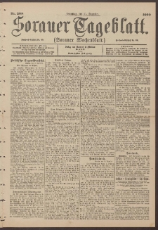 Sorauer Tageblatt (Sorauer Wochenblatt), Nr. 288. (11. Dezember 1900)