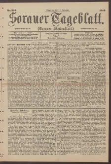 Sorauer Tageblatt (Sorauer Wochenblatt), Nr. 293. (16. Dezember 1900)