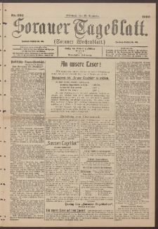 Sorauer Tageblatt (Sorauer Wochenblatt), Nr. 295. (19. Dezember 1900)