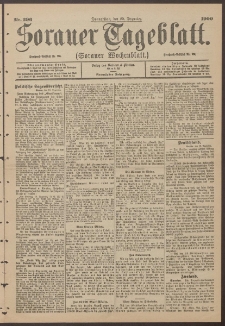 Sorauer Tageblatt (Sorauer Wochenblatt), Nr. 296. (20. Dezember 1900)