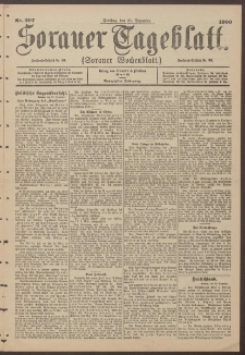 Sorauer Tageblatt (Sorauer Wochenblatt), Nr. 297. (21. Dezember 1900)