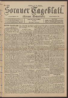 Sorauer Tageblatt (Sorauer Wochenblatt), Nr. 303. (30. Dezember 1900)
