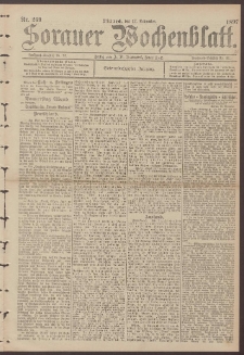 Sorauer Wochenblatt, Nr. 268. (16. November 1897)
