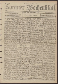 Sorauer Wochenblatt, Nr. 275. (25. November 1897)