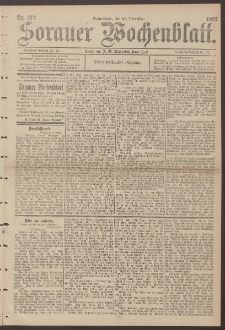 Sorauer Wochenblatt, Nr. 277. (27. November 1897)