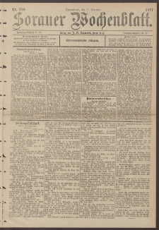 Sorauer Wochenblatt, Nr. 289. (11. Dezember 1897)