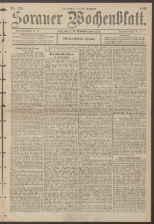 Sorauer Wochenblatt, Nr. 293. (16. Dezember 1897